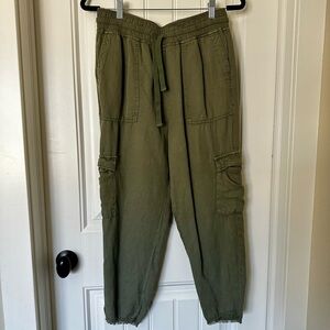 Mikuta lightweight linen blend cargo pants
